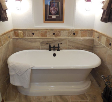 Altecca Remodel Idaho City Idaho Bathroom bathtub tile work remodel